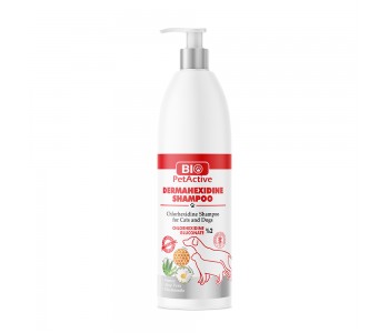 BIO PetActive Dermahexidine шампоан с хлорхексидин за кучета и котки 250ml BIO PetActive Dermahexidine шампоан с хлорхексидин за кучета и котки 250ml